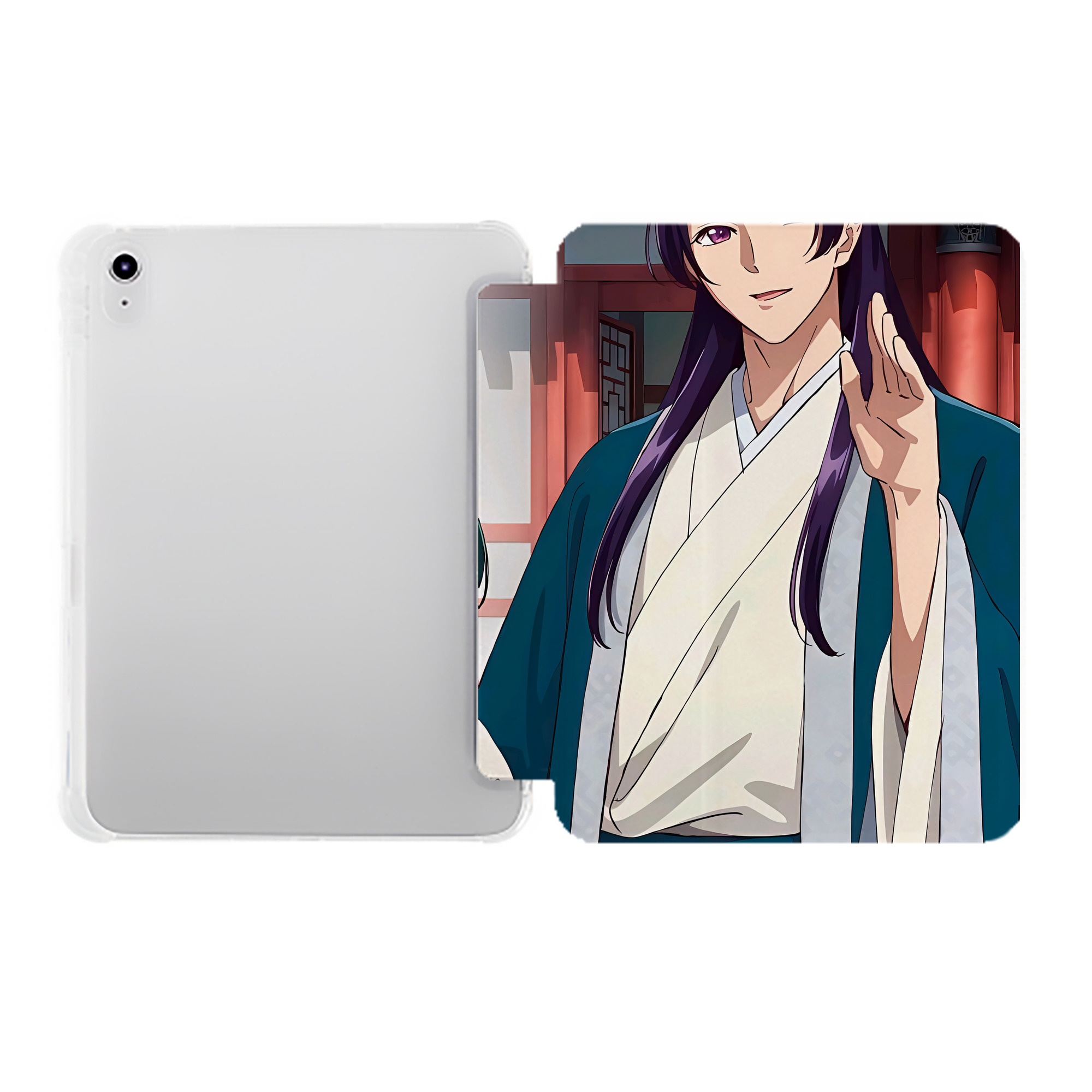 （画像用） 薬屋のひとりごと The Apothecary Diaries IPad ケース ペン収納付き 三つ折りスタンド PUレザー×シリコン 対応機種9.5/10.5/10.9インチ
